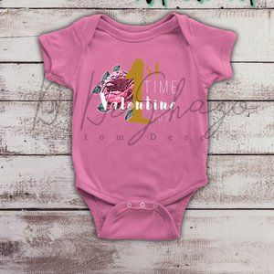 First Valentines Day Onesie